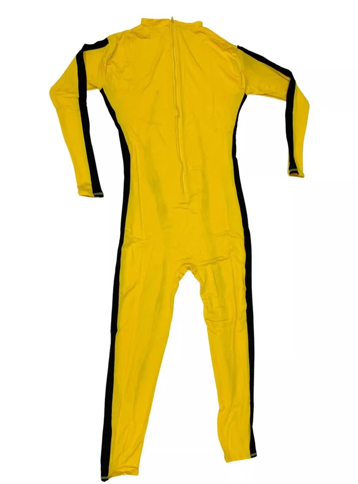The Bride Costume Yellow Suit Kill Spandex Death Beatrix Kiddo Black Mamba M - Image 3 of 4