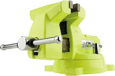 Wilton 5'' Hi-Vis Mechanics Bench Vise, 5-1/4'' Jaw Opening, 3-3/4'' Throat