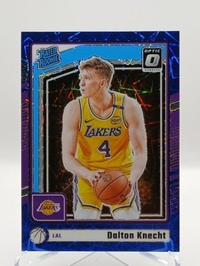 2024 Donruss Optic Basketball #256 Dalton Knecht Blue Velocity Rookie RC