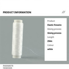 250m White Nylon Fishing Line for Bait Fishing and Safe