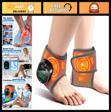 2PCS Foot Massager for Neuropathy - Portable Ankle Heating Pad  Massage, Gray