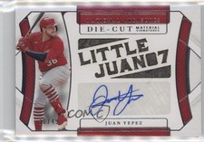 2022 National Treasures Die-Cut Material Signatures 30/49 Juan Yepez Auto i5f
