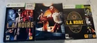 L.A. Noire Complete Edition (Microsoft Xbox 360, 2011)4 Disc w/ Dust Cover