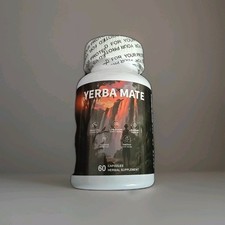 Yerba Mate Herbal Supplement 60 Capsules Brand New Sealed Exp 5/2027.