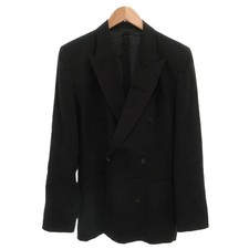 Used Y s bis Yohji Yamamoto Navy blazer tailored jacket double M black FF GY62 V