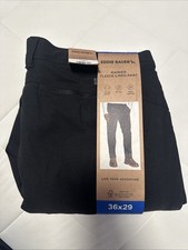 Eddie Bauer Men  s Rainier Fleece Lined Pants Black Size 36x29