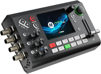 Mini-Iso Video Mixer Switcher, 10 Channel All-In-One Switcher, Compact SDI and H