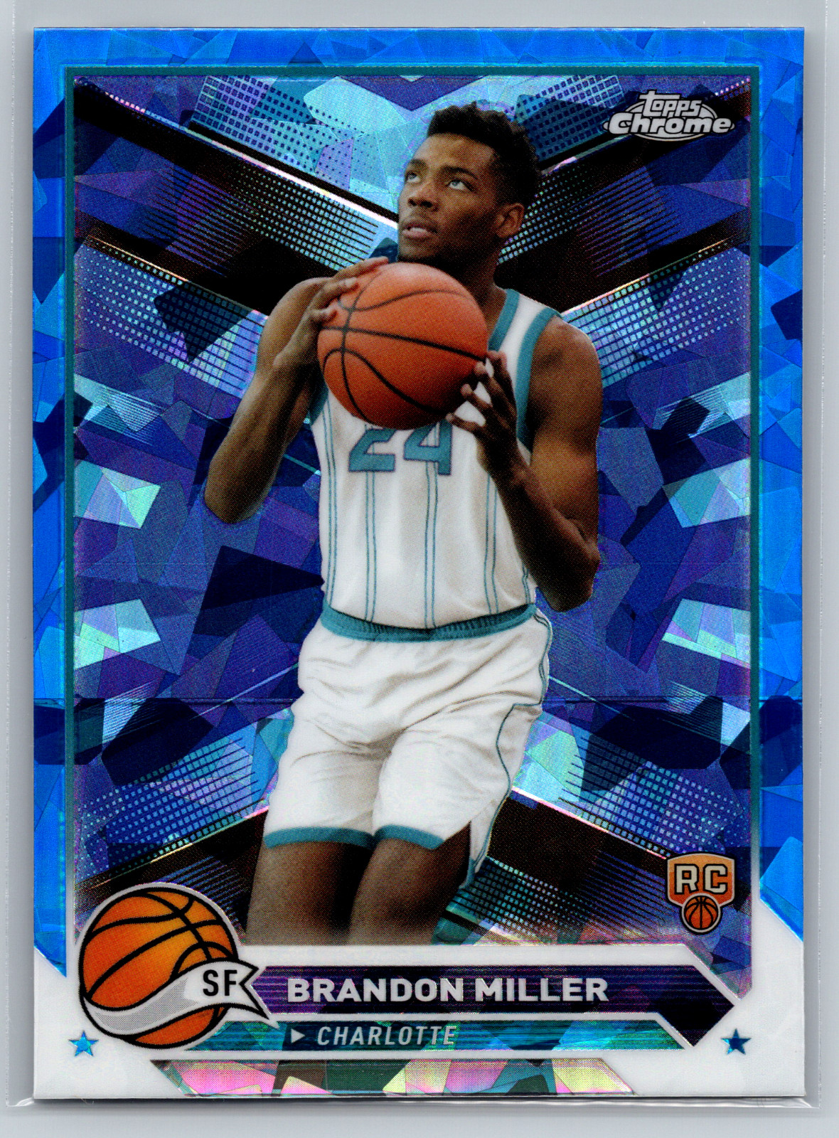 Brandon Miller 2023-24 Topps Chrome Sapphire Edition Rookie Card RC #127