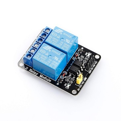 2 Channel Relay Module DC 5V Optocoupler Low Level Trigger for Arduino