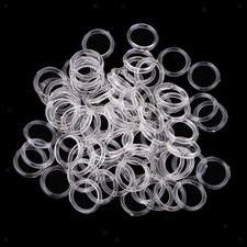 100pcs Nylon Bra Straps Adjustment Slider O Ring Hook Bra Lingerie Supplies