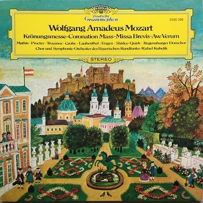 MOZART Krönungsmesse   Missa Brevis  Ave Verum (1973) LP Edith Mathis Kubelik M-