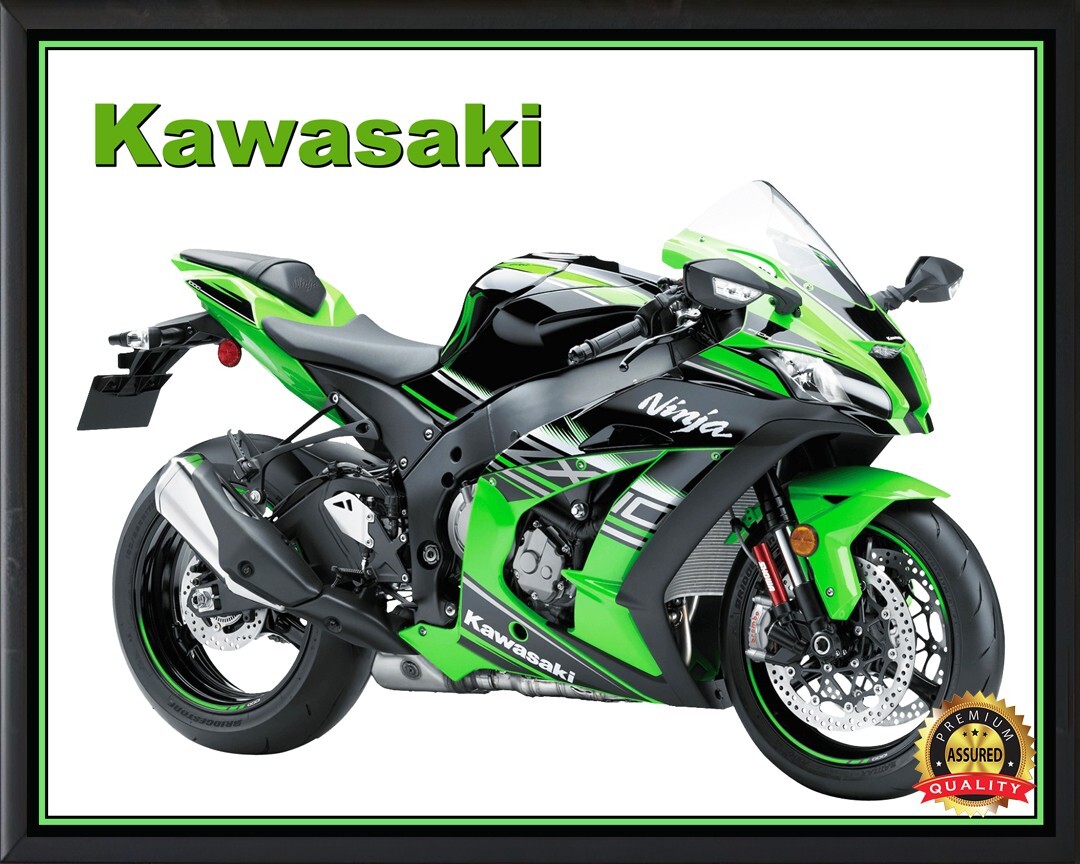Kawasaki Ninja - ZX 6R 1 - Motorcycle - Metal Sign 11 x 14