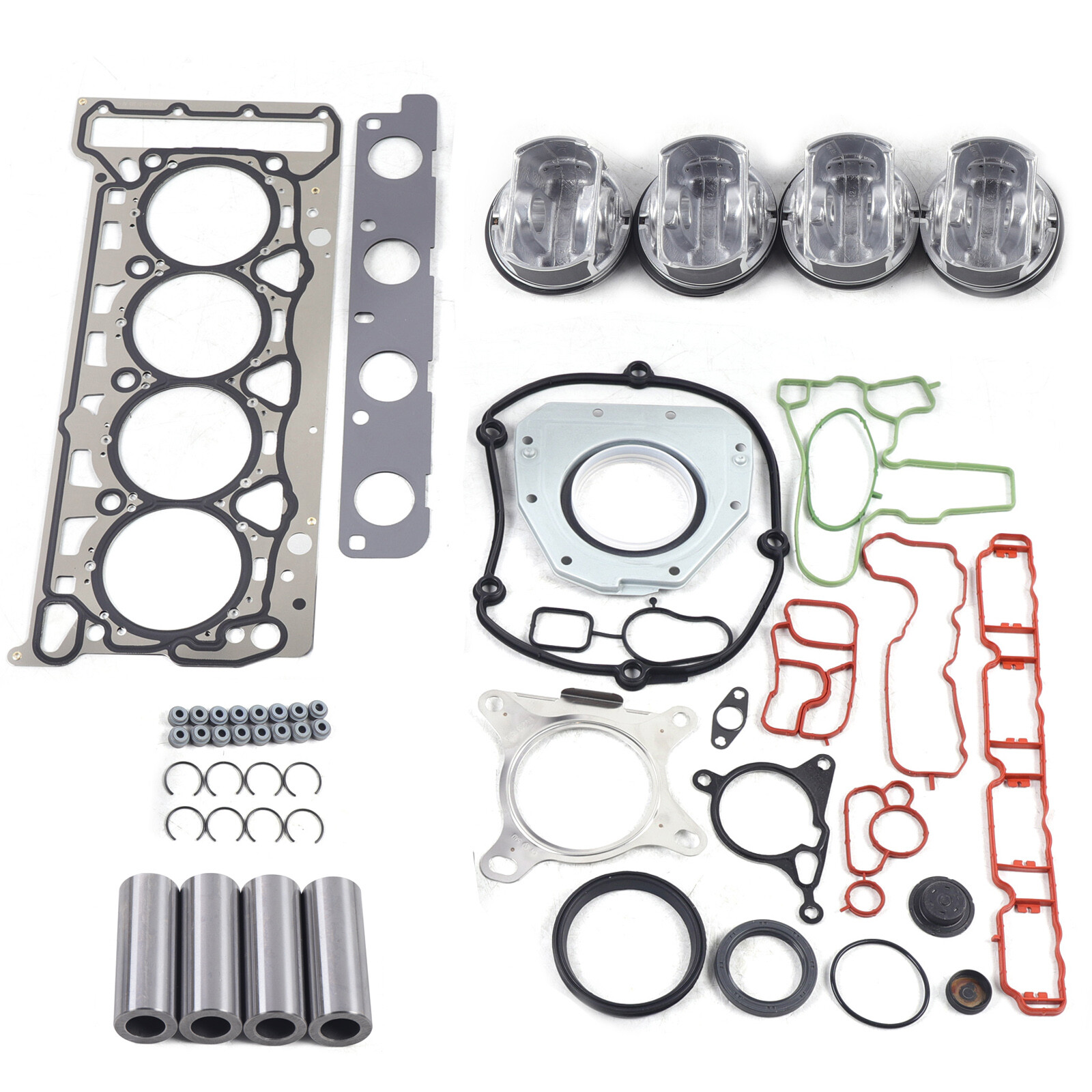 Audi TT A3 A4 VW Tiguan Passat Jetta Engine Rebuild Piston Ring Kit