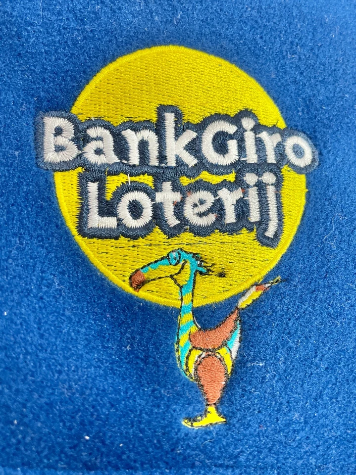 Bank Giro Loterij Casual Fleece Vest in Blue - Size M - Made in Italy by Santini - Image 4 of 4