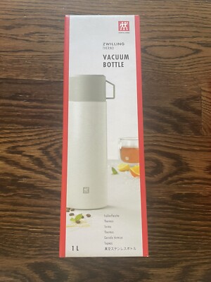 New ZWILLING Thermo 33.8 oz Vacuum Beverage Bottle - White