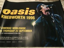 OASIS LIAM GALLAGHER KNEBWORTH POSTER QUAD 1996