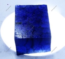 Natural Sapphire Blue Rough Uncut Huge Size 330.00 Ct Certified Loose Gemstone
