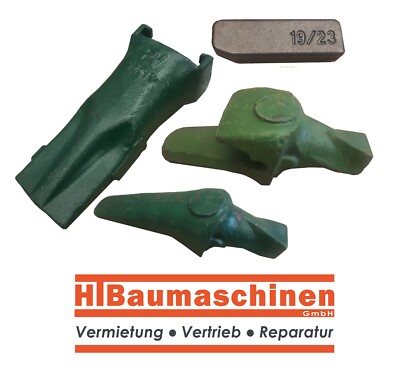Aufsteckzahn Flach Typ ''TYL'' für Esco Zahnsystem Super V Baugröße 19 / V19TYL
