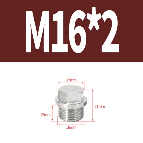 Viti di chiusura DIN 910, da M8 a M48, acciaio inox V2A, tappi di chiusura - Foto 44 di 58