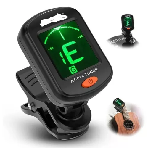E-Digitale Gitarre Tuner LCD Clip-on Chromatisch Akustischer Bass Ukulele Geige - Bild 4 von 10