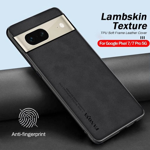 For Google Pixel 8 7 Pro 8a 7a 6a Case Slim Shockproof Luxury Leather Thin Cover - Picture 5 of 17
