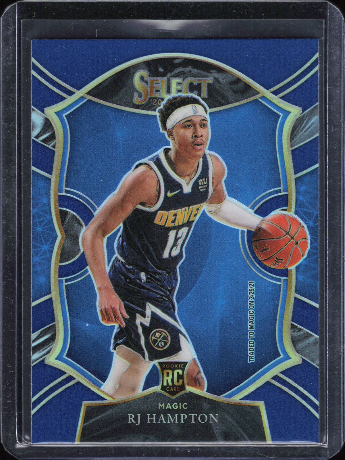 2020 Panini Select #84 RJ Hampton Blue Prizms