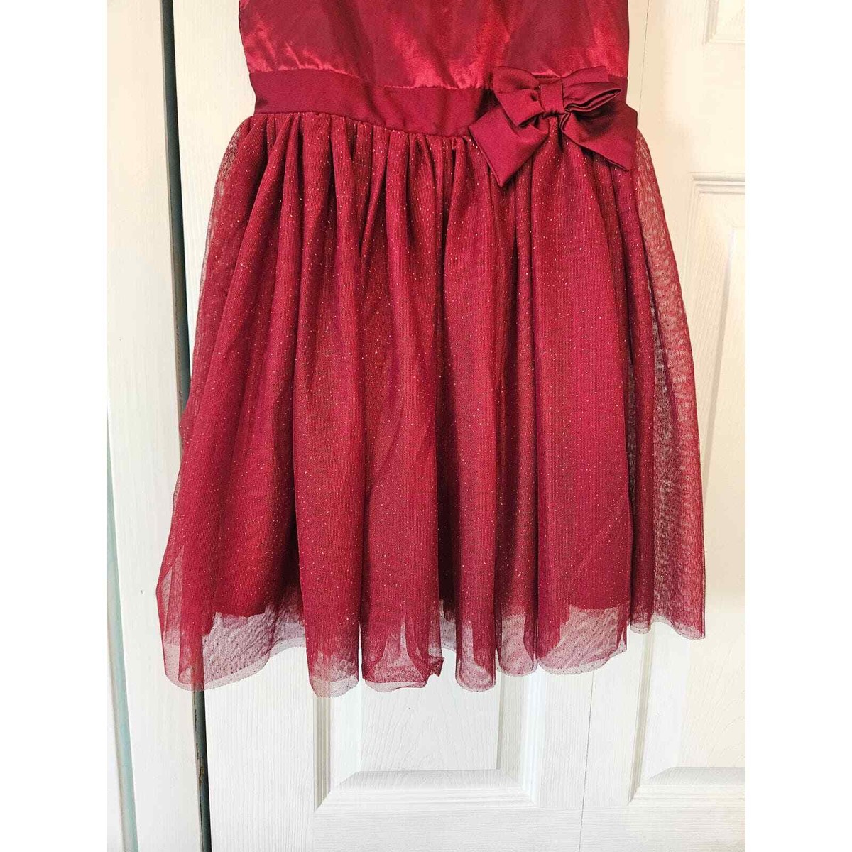 h&m red sequin dress | Dresses | Hm Girls Velvet Lined Content + Care Women's Burgundy MAMA Sequined Dress
