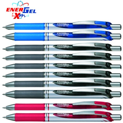 Pentel EnerGel Tintenroller 10 Stück BL77 Gelroller 0.7 Xm Liquid Ink Gel Stift