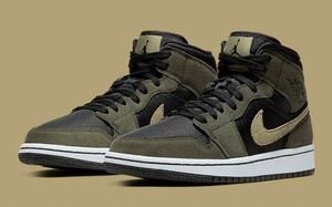 Nike Air Jordan 1 Mid Military Olive Sequoia Womenâs Size 11 BQ6472-030 Mens 9.5 | eBay
