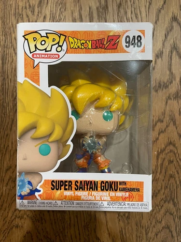Funko Pop! Super Saiyan Goku With Kamehameha #948 Vinyl Figure In Box