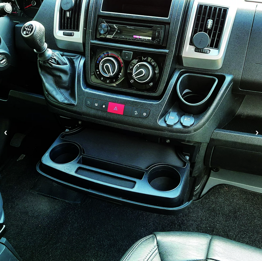 Shelf Tray Storage Phone Cup Holder for FIAT DUCATO PEUGEOT BOXER
