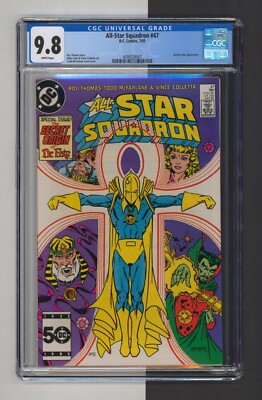 All Star Squadron #47, CGC 9.8, Origin Dr Fate, Todd McFarlane Art, DC, 1985