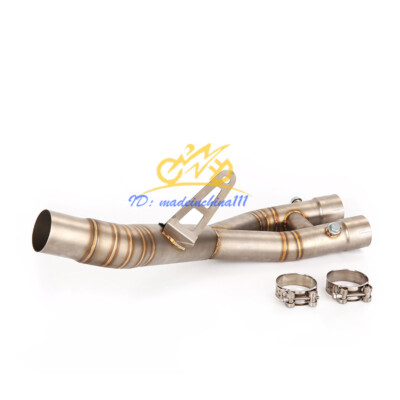 Motorcycle Exhaust Mid Link Pipe Connect Tube Slip For Yamaha YZF R1 2015-2022