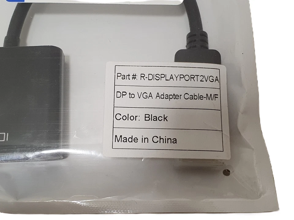 Displayport zu VGA Adapter Markenware! 25cm PC Notebook addon Networks - Bild 3 von 4