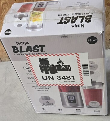 Ninja Blast Portable Blender, 2 18oz. vessels and lids, BPA Free