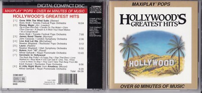 Hollywood's Greatest Hits by Various Artists (CD) James Bond Theme