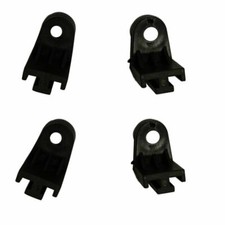 Electric Radiator Fan Mounting Kit 4 Pack Legs L Bracket Tabs Feet Plastic Clips