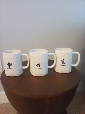 Rae Dunn Artisan Collection by Magenta Set of 3 Coffee, Cocoa, Cider