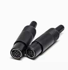 Image of DIN/MD3/4/5/6/7/8 Pins Mini DIN Plug Jack Socket Connector Male/Female head