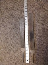 2 - HELLER BROS CO 16"  17" Rasp File NEWARK USA. 1 1/2" Wide