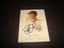 Brian Fuentes Rockies 2008 Allen & Ginter #198 Signed Authentic Autograph 920