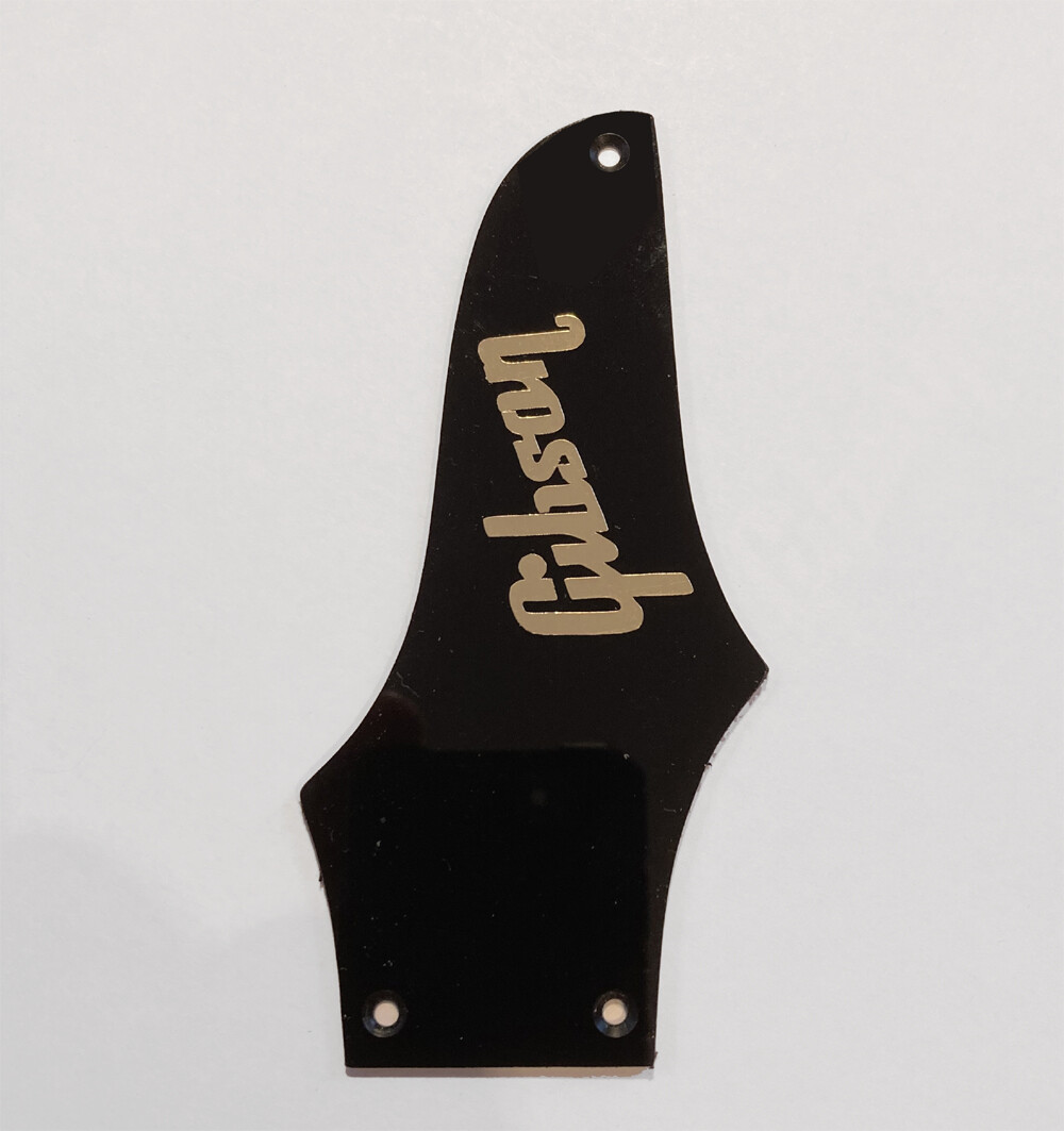 Reproduction Black Single Ply Truss Rod Cover for '60's Non-Reverse Firebird