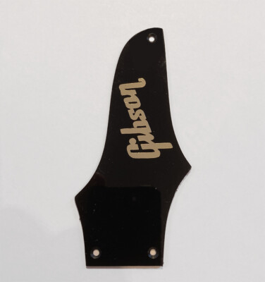 Gibson1960年代? マンドリン用テイル ピース カバーのみ Reproduction Black Single Ply Truss Rod Cover for 1963-1966