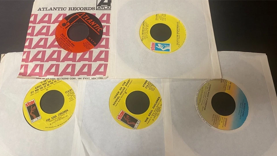 Soul R&B 45 Lot - Soul Children Albert King Wilson Pickett Ollie & The Nightinga - Image 2 of 2