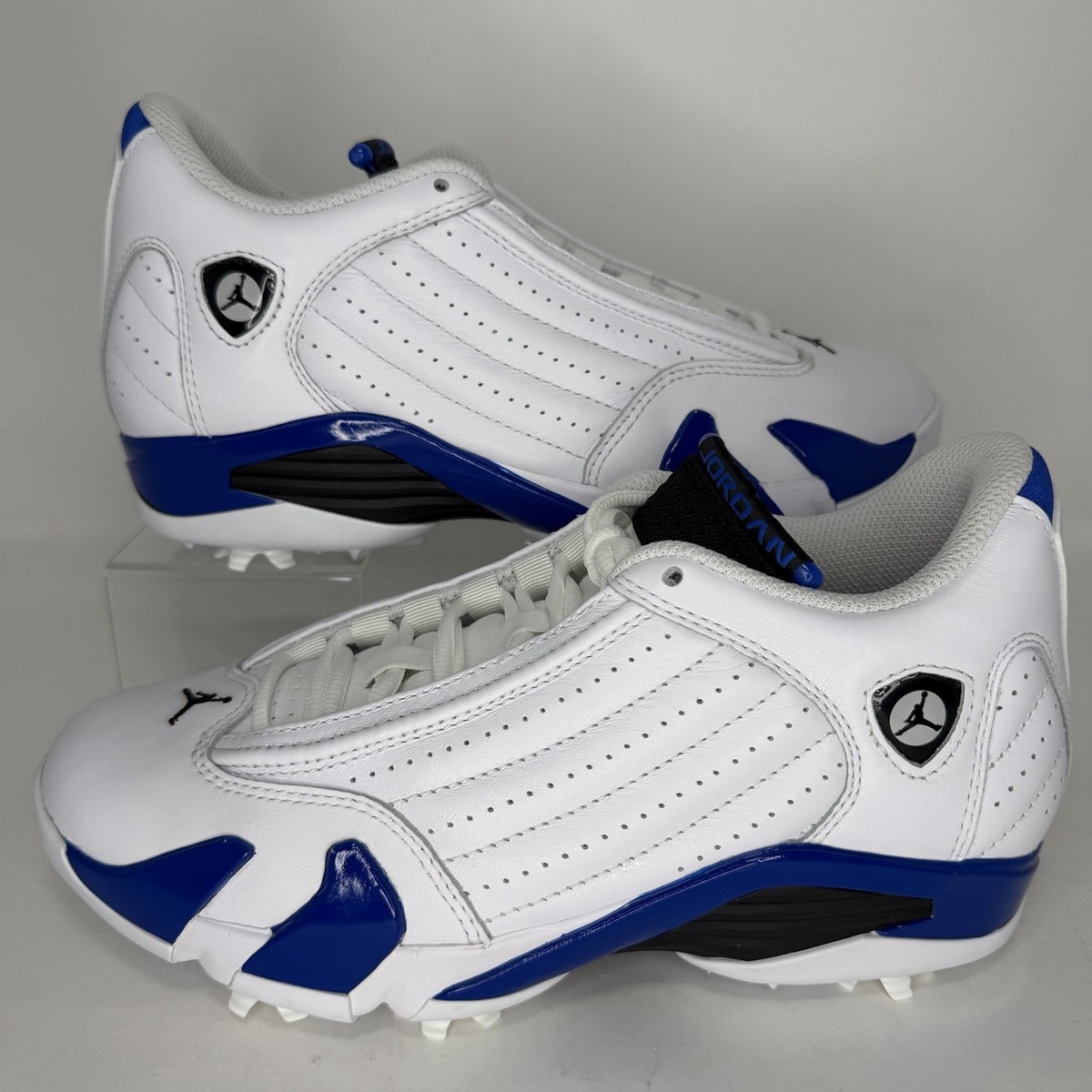 Nike Air Jordan 14 Retro Golf Shoes Hyper Royal White Size 5.5