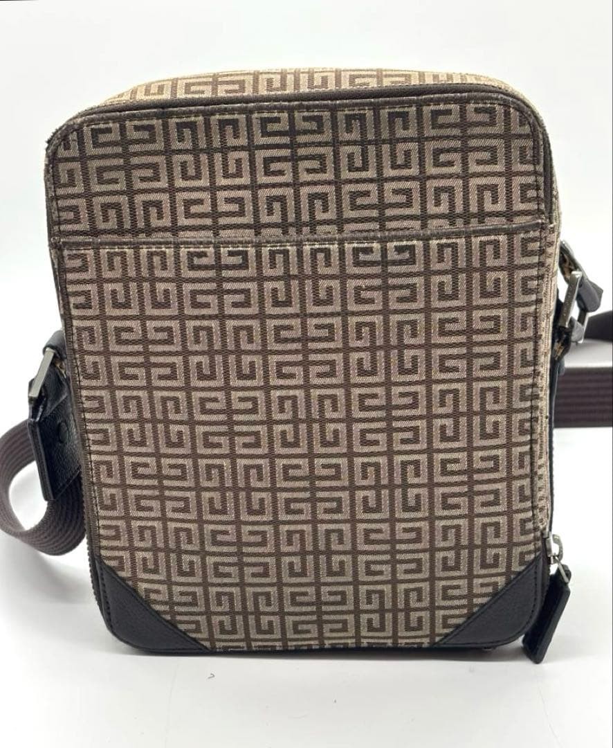 Givenchy shoulder bag Monogram canvas and leather brown thumbnail 4