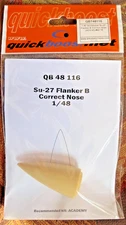 1/48 SU-27 FLANKER B correct nose by Quickboost