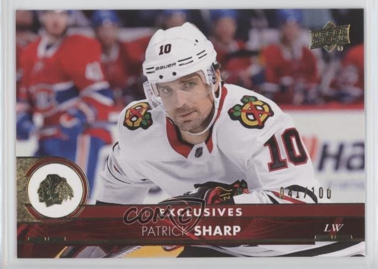 2017-18 Upper Deck Exclusives 41/100 Patrick Sharp #289 0v7