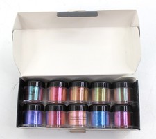 10 Color Chameleon Pigment Powder Set Color Shift Mica Powder Resin Nail Art