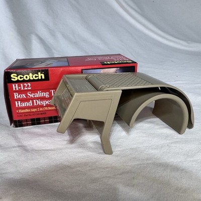 New in Box Genuine 3M Scotch H-122 Box Sealing Tape Dispenser 2 in Wide